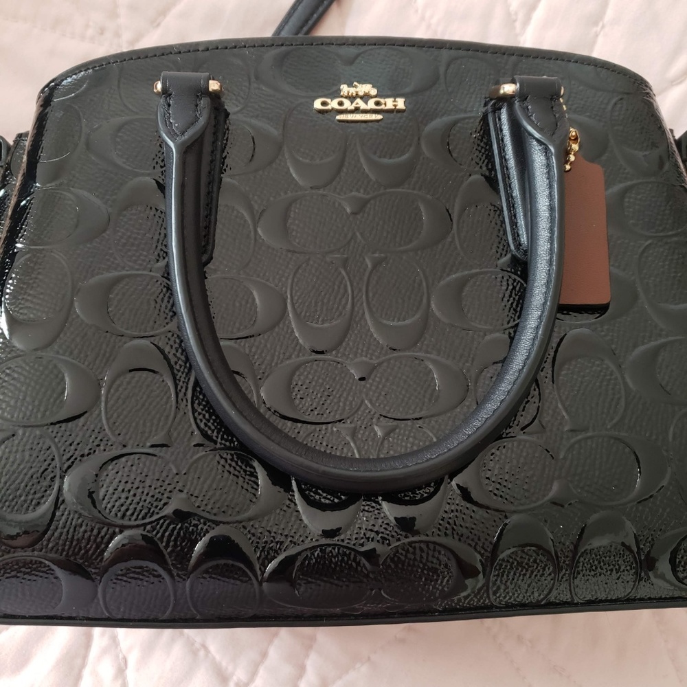 COACH MINI SAGE CARRYALL IN SIGNATURE LEATHER